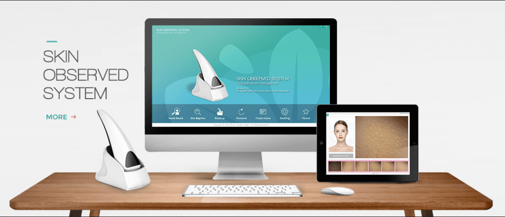 skin and hair analyzer machine