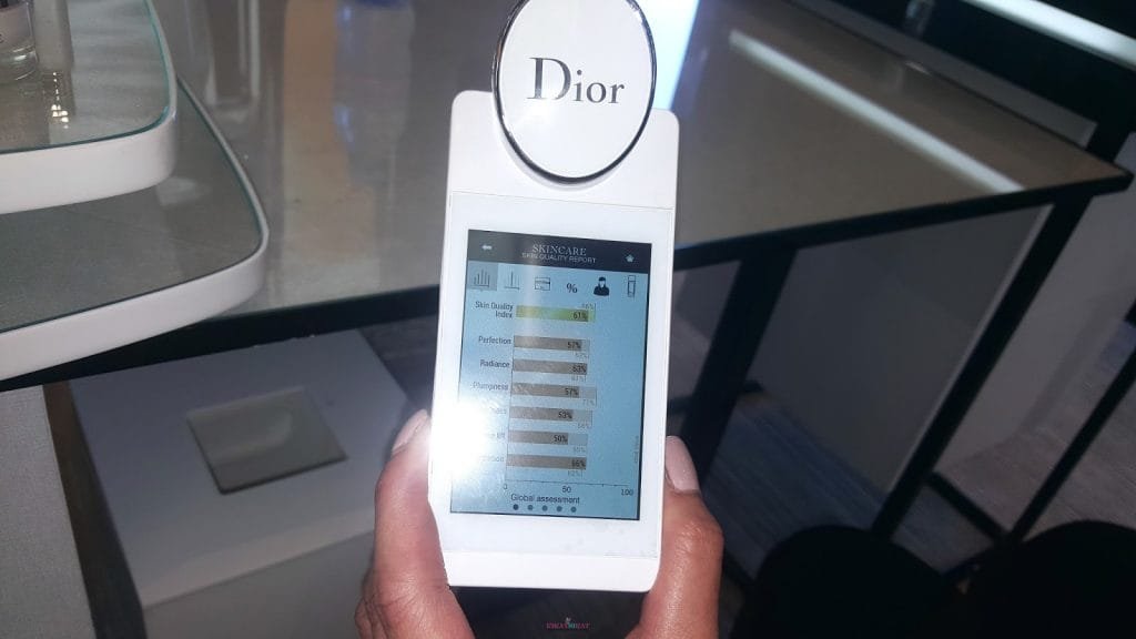 dior skin analyzer