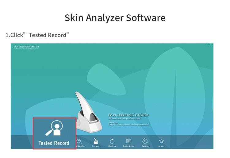 skin analyzer camera