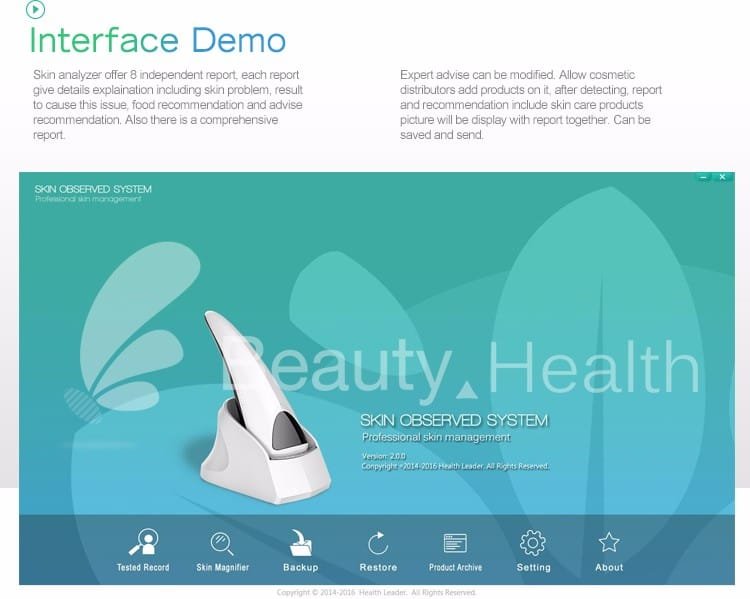 proderm skin analyzer
